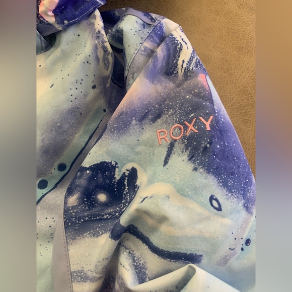 Roxy Girl Dri-Flight American Pie Snow Jacket Blue Landscape NWT Size XL (14) - Picture 7 of 12